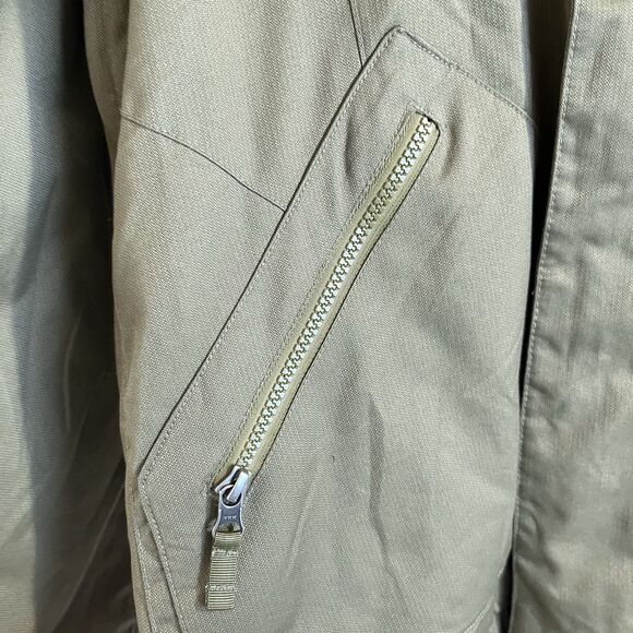 Burton Dryride Da Nang Green Ski Snowboard softshell Jacket Coat size L Hoodie - Picture 5 of 13